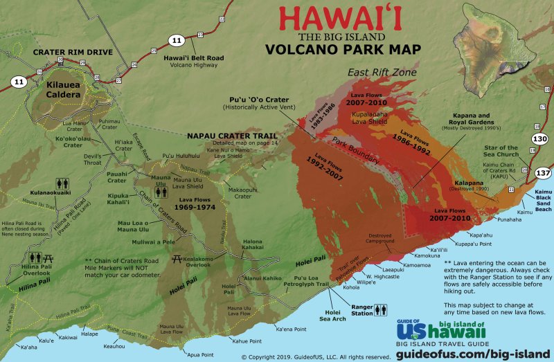 HVNP Overview (showing lava flows through 2010)
