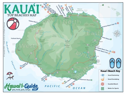 Kauai Top 20+ Beaches to Visit + Map & Directions | Kauai Beach Guide