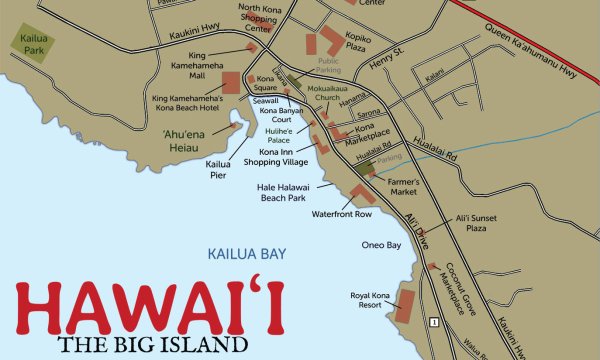 Kailua Kona Detailed Maps 600 360 85 S 