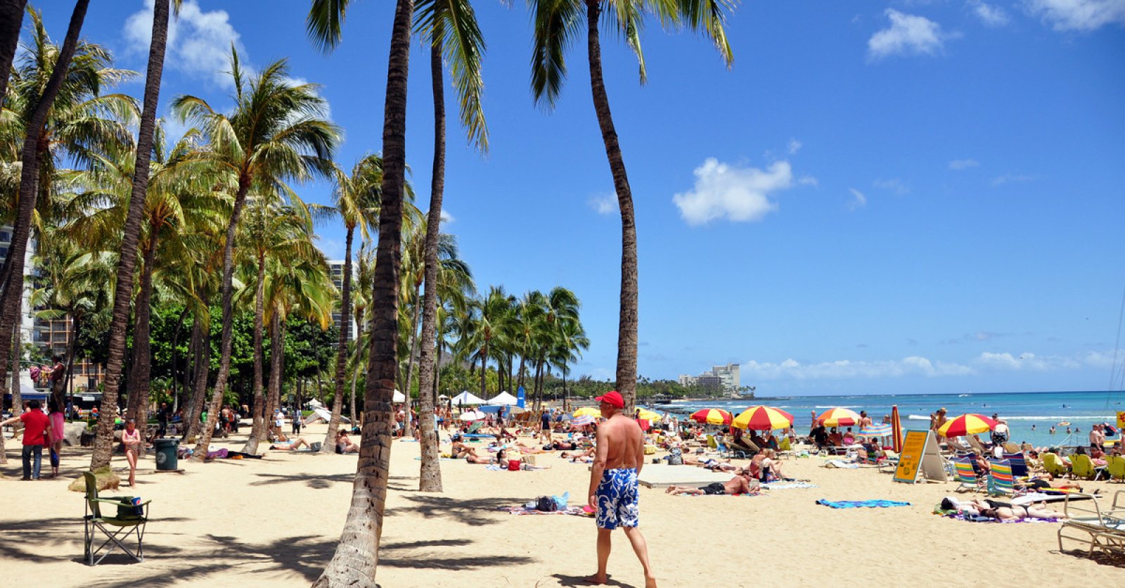 Honolulu's Waikiki Beach is a great place to soak in the rays