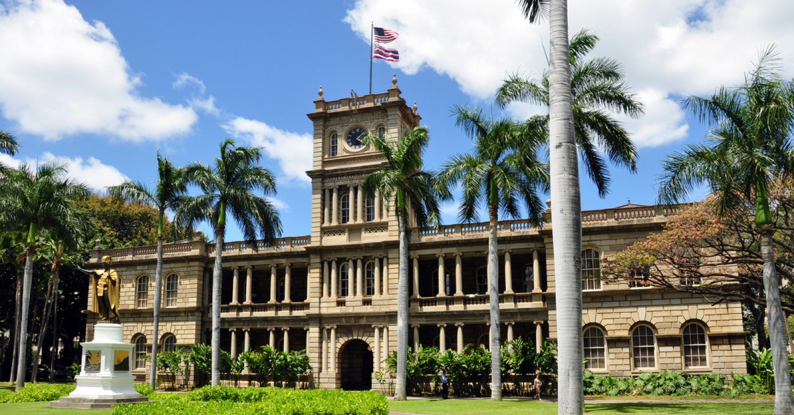 Iolani Palace was the official residence of Hawaiian royality
