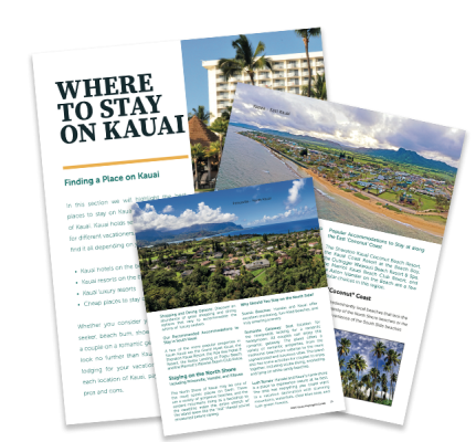 Where to Stay on Kauai Guide Image
