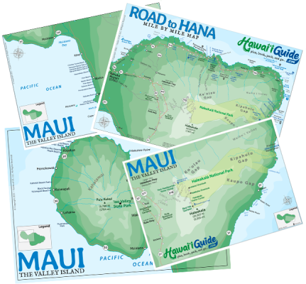Maui Road & Beach Maps + more Image
