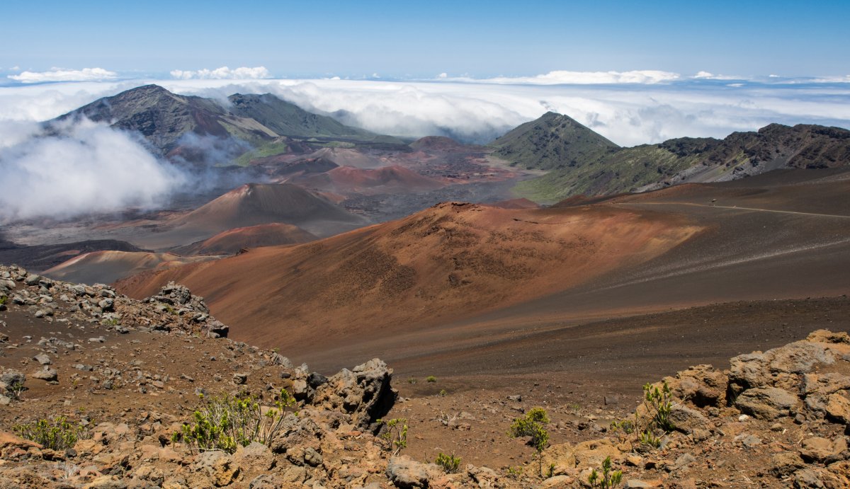 Sliding Sands Trail  Keoneheehee  Maui Hawaii